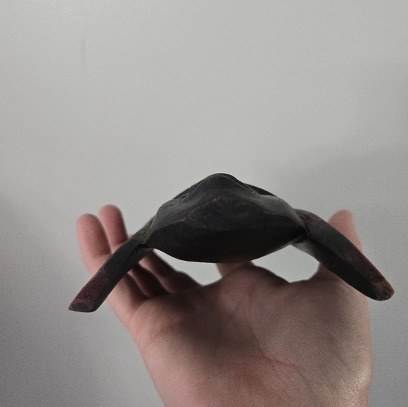 VTG African Tribal Wooden Kenya Mask Hand Carved and Painted * Chip - Picture 8 of 12